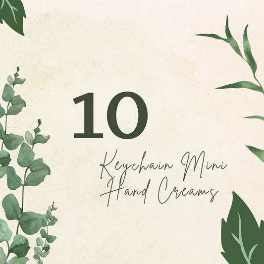 10 Keychain Mini Hand Creams